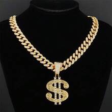 Zinc Alloy Pet Necklace, Sturdy, Classic Hip-Hop Cuban Chain With Rhinestones, Adjustable Pet Collar Comfortable And Versatile, Suitable For Cats And Dogs All Seasons - Multicolor - View 10