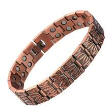 1pc Adjustable Size Magnetic Bracelet For Men, Men's Jewelry Accessory, Comes With Disassembly Tool - Multicolor - View 17