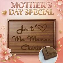 1 chiếc thớt gỗ "NGƯỜI MẸ TUYỆT VỜI NHẤT THẾ GIỚI" đầy ý nghĩa, quà tặng Ngày của Mẹ và Bà, thớt tre chất lượng cao, đồ dùng nhà bếp, quà tặng gia đình hàng tháng, quà tân gia. - Xem 5