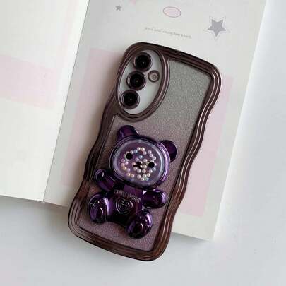 Ốp điện thoại họa tiết lượn sóng tương thích với iPhone 17 Pro Max, ốp bảo vệ cao cấp chống sốc mạ điện với các lỗ chống bụi, viền dày, phù hợp với Galaxy S24 Ultra/S24 Plus/S24/S23 Ultra/S23 Plus/S23/S22 Ultra/S22 Plus/S22/S21 Ultra/S21 Plus/S21 FE/S23 FE/S20 Ultra/S20 Plus/S20 FE, tương thích với OPPO A5x/C1 2 3 4 5 6 7 8 9/9 8 7 6 5 4 3 2 1, tương thích với OPPO A1 2 3 4 5 6 7 8 9 9 8 7 6 5 4 3 2 1