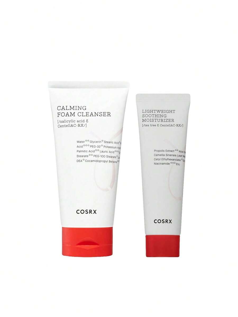 COSRX [Bundle] AC Collection Calming Foam Cleanser 150 Ml + Lightweight Soothing Moisturizer 80 Ml - AC Collection - View 1