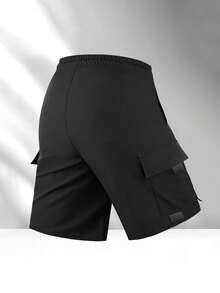 Quần short thể thao ngoài trời mùa hè dành cho nam, kiểu dáng cargo, thời trang. - màu đen - Xem 4