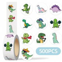 SCXXBSW 500 adesivos por rolo. Adesivos de desenho animado para decorar celulares, tablets, garrafas de água, estojos, malas e outros objetos. - Multicolorido - Ver 13