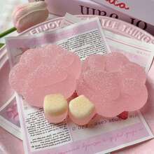 A Pink Popsicle Cat Paw, Disguised As A Game Dessert Toy, Dessert Toy With Cake, Pink Ice Cream, Dessert Food Toy, Super Soft Squeeze Toy - TPR Slow Rebound Cat Paw, Suitable For Students And Office Fun Handicrafts - 粉紅色的冰棒貓爪 - 查看 7