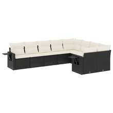 vidaXL Outdoor Tisch- und Stuhl-Sets - Schwarz - Übersicht 2