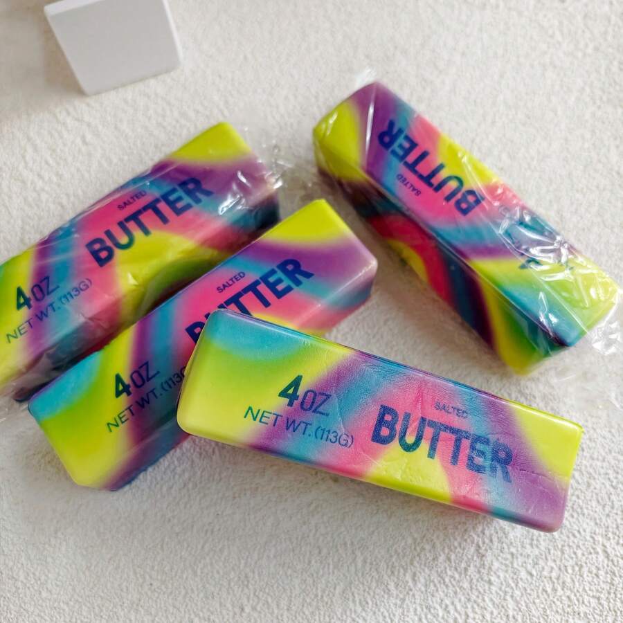 1pc Colorful Vortex Block Stress Relief Toy, Soft Squeeze Toy For Kids, Scented Squishy Toy, Suitable For Office, Classroom Stress Relief And Party Favors, Christmas Gift - Color - View 1