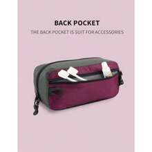 GOX Bolsa de aseo de viaje estuche Dopp bolsa de cosméticos ultraligera organizador de maquillaje Púrpura 9.8*4.3*3.3 Inches - 9.84.33.3 pulgadas - Ver 5