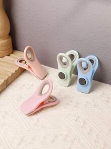 10pcs Colorful Magnetic Sealing Clips, Refrigerator Clips Food Sealing Clips, 7.2*3.3cm Snack Bag Sealer, Kitchen Storage Organizer, Magnetic Bag Clips, Multipurpose Clips For Dorm & Office, Airtight Seal, Versatile Clips For Fridge, Cabinet & More - random color-10pcs - View 11