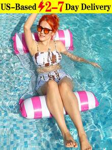 1pc Foldable Dual-Use Inflatable Hammock Net, Inflatable Pool Hammock With Mesh,Multi-Purpose Inflatable Hammock Pool Hammock 4-In-1  (Saddle, Lounge Chair, Hammock, Drifter), Water Hammock Lounge,Multi-Purpose Water Pool Float, Non-Stick PVC Material,1pc Inflatable Pool Float Hammock Bed, Adult Summer Swimming Pool & Beach Party Accessory, Perfect Gift For Pool Vacation & Relaxation,Suitable For Mother's Day, Father's Day, Family And Friends,Outdoor Hammock, Essential For Beach And Pool, Great For Photography,Suitable For Vacation, Party, Relaxation,Pool And Beach,Beach Essential, Holiday Essential[US Local Warehouse] - 黑色-1pc - 查看 22