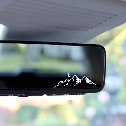 1/3/5 片装优质乙烯基星光汽车后视镜贴纸，耐用后视镜贴纸，适合爱书人士和日常使用