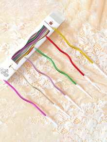 10pcs Cake Candles - Long-Lasting, Countable, Slim Design Suitable For Birthday Celebrations, Adds Charm To Dessert Table, Essential For Complete Birthday Party Decorations And Holiday Decor - Multicolor - View 7