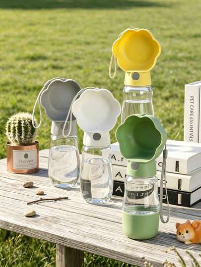 Bình nước kiêm hộp đựng thức ăn 2 trong 1 cho chó, cốc nước cho thú cưng khi đi dạo ngoài trời, phụ kiện du lịch cho mèo và chó, đồ dùng cho mèo và chó, giúp thú cưng của bạn luôn đủ nước khi di chuyển.