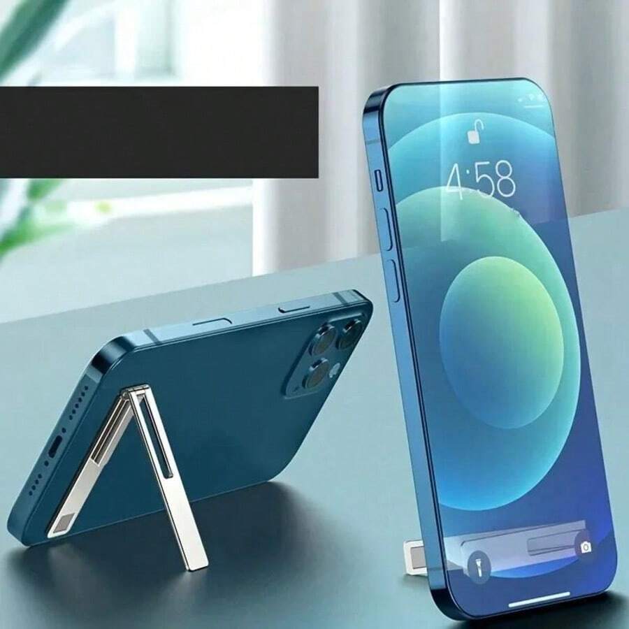 Giá đỡ điện thoại, giá đỡ gập bằng kim loại, giá đỡ điện thoại siêu mỏng tối giản, giá đỡ điện thoại để bàn, giá đỡ điện thoại di động