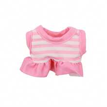 Baju Renang Rok Lucu, Untuk Labubu, Atasan Tank Bergaris dengan Pakaian yang Dapat Diganti, Hadiah Liburan/Ulang Tahun (Tidak Termasuk Boneka) - MultiWarna - View 5