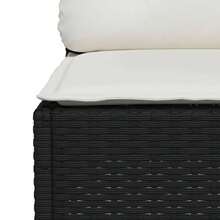 vidaXL Outdoor Tisch- und Stuhl-Sets - Schwarz - Übersicht 7