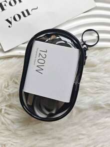 Organizer Pouch, For Storing Cables, Earphones, Chargers, Keys, Coins, Blind Box Dolls, Tech Accessories, Portable Multi-Function Storage Bag - View 7