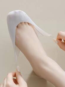 1/5/10双装女士绑带固定掌袜，隐形不露痕袜，防滑半掌袜，带绑带，适合搭配高跟鞋或日常穿着 - 彩色 - 查看 3