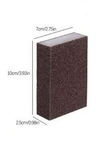 2/4pcs Magic Rust Removal Sponge, Scrubbing Cleaning Brush, Suitable For Kitchen, Bathroom, Home, Household Supplies - A - View 3