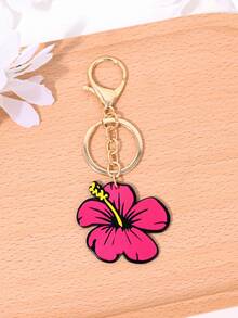 1pc/2pcs Fashion Cartoon Butterfly & Flower Keychain, Bag/Car Key Chain, Creative Gift - Multicolor - View 4