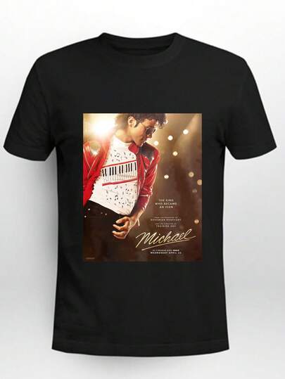 Men's T-Shirt  Movie Poster Comfortable And Versatile Outdoor Casual Short Sleeve Unisex