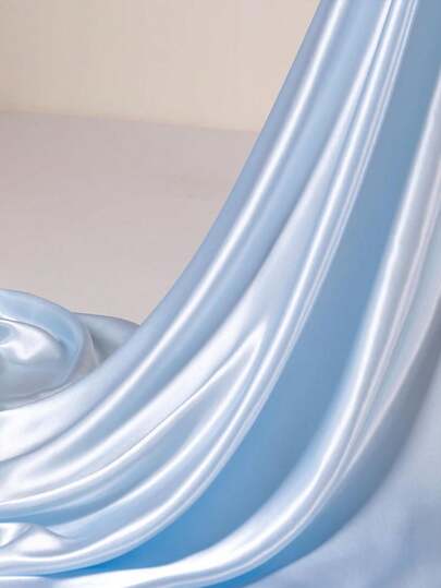 1pc Soft, Silky Solid Color Satin Fabric, Suitable For Bridal Gowns, Clothing Making, DIY Crafts, Sewing, Drapery, Home Decor