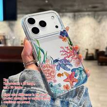1 chiếc ốp lưng điện thoại họa tiết sinh vật biển: Rùa biển, Sao biển, San hô, Sứa, chất liệu TPU, tương thích với iPhone 17/17 Pro Max/17 Pro/Air/13/16 Pro Max/16/15/14/12 Pro Max/13 Pro Max/11 Pro/14 Pro/15 Pro/12, ốp lưng mềm trong suốt, thời trang tối giản, cao cấp. - Nhiều màu - Xem 2
