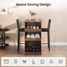 Bar Tables - Rust Brown - View 4