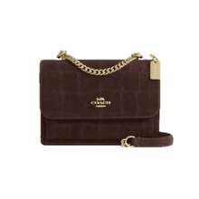 Coach Women's Mini Klare Chain Crossbody Bag - Chocolate Brown - View 8