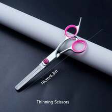 5pcs Professional Pet Grooming Scissors Set, 4CR Stainless Steel, Suitable For Dogs & Cats, Sharp & Durable, Pet Grooming Tools, Perfect Gift For Your Pets - Pink - View 6