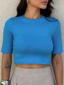 Women Tops - Blue - View 5