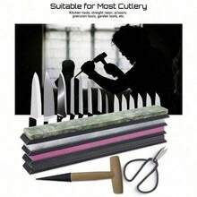 4pcs Sharpening Stone 3000/ 5000/ 8000/ 10000 Grit Whetstone Grinder Knife Sharpener Stone Grindstone Kitchen Tool - Multicolor - View 6