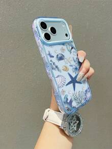 1 Fashionable Phone Case Does Not Include A Lanyard Or Stand, Petal Blue! Fresh Floral Transparent Blue Shell, High Transparency TPU, Light Blue Floral Bow Tie Phone Case Compatible With IPhone 16 15 14 13 12 Professional Max 11, Korean Cute Shockproof Phone Case, Light Blue Wave Embroidered Frame, Healing Light Blue Floral Case, Soft Girl Feeling Protective Phone Case Compatible With IPhone 17/17 Pro/17 Professional Max/17 Air Holiday Gift, Compatible With IPhone 17 Professional Max, Compatible With IPhone 13, Compatible With IPhone 15, Compatible With IPhone 16 Phone Case, Lightweight & Slim Floral Transparent Shell - 藍色24 - 查看 7