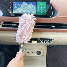Brosse de nettoyage pour l'intérieur de la voiture, plumeau en microfibre doux pour le tableau de bord, la console et les appareils électroniques - A - Voir 13