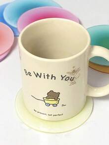 Posavasos de Acrílico Degradado - 6 Colores Disponibles, Estilo Morandi Minimalista Premium, Antideslizante Resistente al Calor, Adecuado para Café, Té, Cócteles, Bar y Decoración de Mesa del Hogar - Multicolor - Ver 4