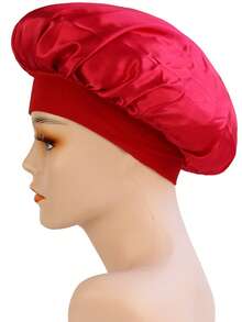 3/2/1 Conjunto Touca de Banho de Cetim, Touca de Cabelo, Chapéu de Seda, Adequado para Cuidados com o Cabelo, Uso Doméstico e no Banheiro, Chapéu de Seda para Outono/Inverno, Touca de Banho, Adequado para Cuidados com a Pele, Lavagem do Rosto, Dormir, Uso Doméstico, Secagem com Secador, Limpeza; Suprimentos Estudantis, Suprimentos de Banheiro, Suprimentos Domésticos, Acessórios de Cuidados com o Cabelo e Banheiro - multicolorido - Visão 6