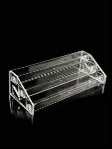 Acrylic Multi-Layer Nail Polish Rack, Plastic Transparent Storage Display Stand For Nail Polish, Nail Salon Makeup Cosmetics Display Shelf - Clear - View 9