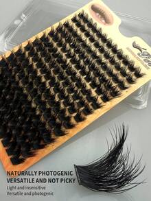 168 sợi, kiểu dáng dày dặn, mi giả 3D, tinh tế và nhẹ, dài 8-16mm, tự nhiên và dày dặn. Có thể tùy chỉnh theo yêu cầu. Que giữ mi mềm mại và mảnh, dễ sử dụng tại nhà. Thích hợp làm quà tặng cho phụ nữ và các bạn gái. - D - Xem 4