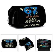 Hộp bút unisex, hộp bút hai mặt họa tiết, hộp đựng thẻ ví dung tích lớn, hộp bút có nhiều ngăn, thích hợp cho học sinh, quà tặng tựu trường. - Nhiều màu - Xem 6