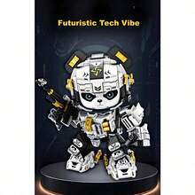 Mechanical Panda & 12 Zodiac Animal Building Block Gift Set - Desktop Decor DIY, Stress Relief, Quiet Solitude, Suitable As Birthday, Christmas Gift - Multicolor - View 6