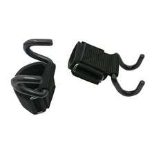 1pc Pull-Up Assist Hook, Thickened Fitness Assist Grip, Adult Deadlift Anti-Slip Hand Protector - Black - View 5
