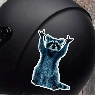 Hình dán trang trí ngoại thất xe hơi hình gấu trúc dễ thương, decal xe hơi PVC, bảo vệ chống trầy xước, phù hợp với mọi loại xe.