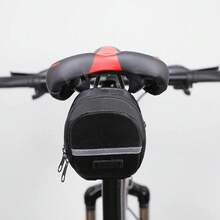 2PCS NEW Bike Seat Waterproof Bags Bicycle Storage Saddle Bag Cycling Rear Pouch - Black - View 4