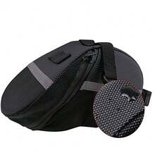 2PCS NEW Bike Seat Waterproof Bags Bicycle Storage Saddle Bag Cycling Rear Pouch - Black - View 6