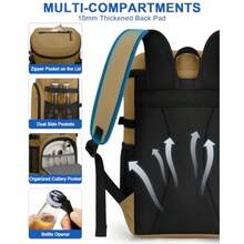 Picnic Backpacks - Caqui - View 7