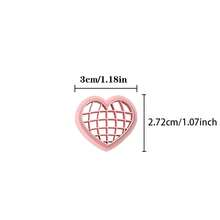 1pc/8pcs Polymer Clay Heart Shaped Earring Cutter Mold Set, Various Love Heart Craft Jewelry Making Mold, Handmade Jewelry DIY Mold - Pink - View 10