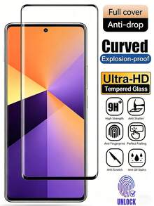 Miếng dán màn hình điện thoại Android 1 cái, kính cường lực cong 3D, độ cứng 9H, chống nổ, chống trầy xước, độ phân giải cực cao, tương thích với Samsung Galaxy S26 S25 S24 S23 Ultra/ 17 15 13 12 14 Ultra Pro/ Note 14 15 13 Pro+ 4g 5g/ Reno/Honor Magic 5/6/7/8 Pro Lite 90 100 200 400 500/ Tương thích với nhiều dòng điện thoại có bề mặt cong khác nhau, cảm ứng mượt mà, tự động hút, hỗ trợ nhận diện vân tay, vỏ bảo vệ thân thiện. Quà tặng Ngày của Mẹ, Quà tặng Kỷ niệm. - 1 CÁI - Xem 2