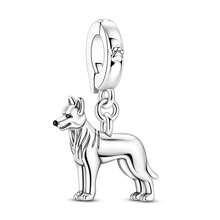 1 pieza Colgante de hebilla universal de color plateado con diseño vintage de raza de perro, colección de animales, accesorio ideal para hacer joyas DIY, opción ideal como regalo de cumpleaños para mujeres - Accesorios de joyería diaria - Oro o plata - Ver 13