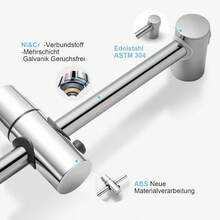 Shower Riser Rail, 90cm Wall - Mounted Adjustable Slider Bar With Shower Holder, Polished Face - 90cm + Sliver - View 8