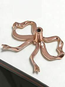 1/2/4/8pcs Zinc Alloy Cabinet Drawer Pulls, Rose Gold Bow Knob Handles, Minimalist Style, Suitable For Bathroom, Bedroom, Closet, Wardrobe, Cabinet, Furniture Hardware Handles, Kitchen Decor, Living Room Decor, Kitchen Drawer Pulls, Bedroom Vanity Hardware Pulls - Golden Bow - View 9