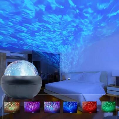 Đèn LED sóng RGB có điều khiển từ xa, cấp nguồn qua USB, làm bằng chất liệu PVC mạ kẽm. Đèn trang trí đa chức năng này phù hợp để trình chiếu phim tại nhà trong phòng ngủ, phòng khách, văn phòng và phòng học. Một món quà lý tưởng cho ngày Valentine.